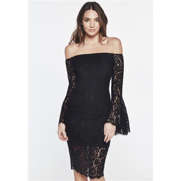 bardot solange lace dress